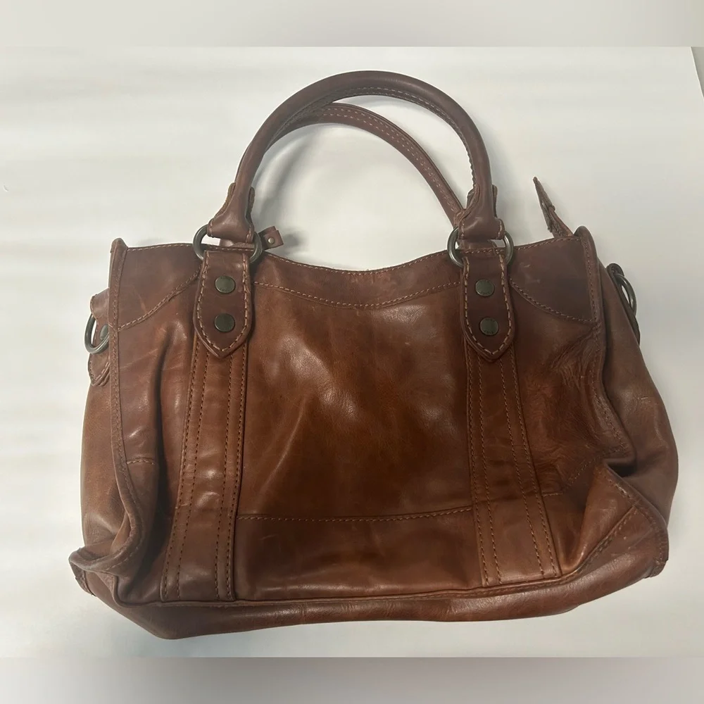 Frye Brown Leather Satchel - Picture 5 of 5